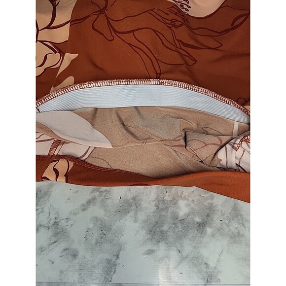 ALFANI Women's Sz XXL Floral Printed Pull- on Wide-leg Elastic Pants Fall Boho - Picture 5 of 6